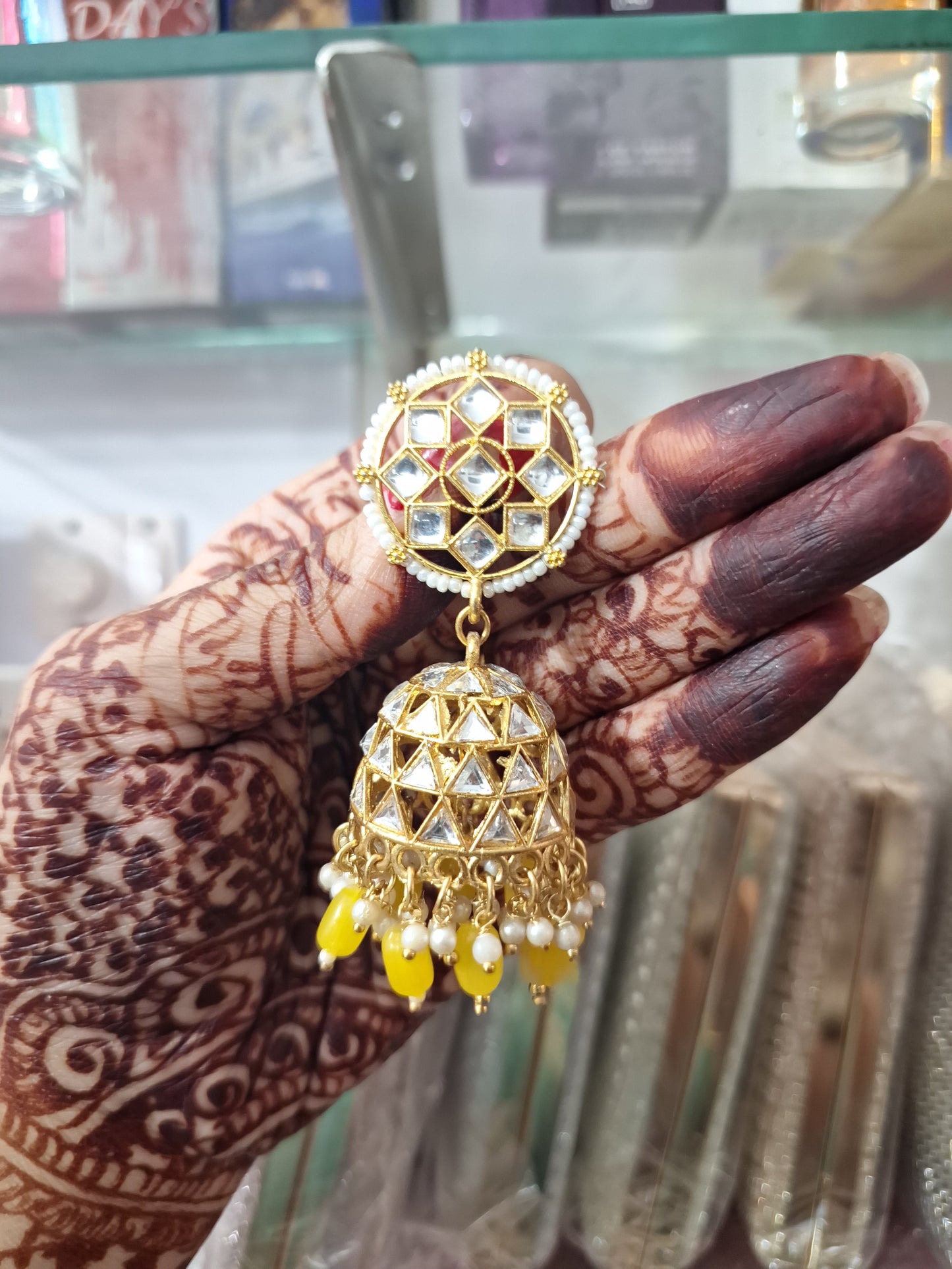 Mirror Jhumka