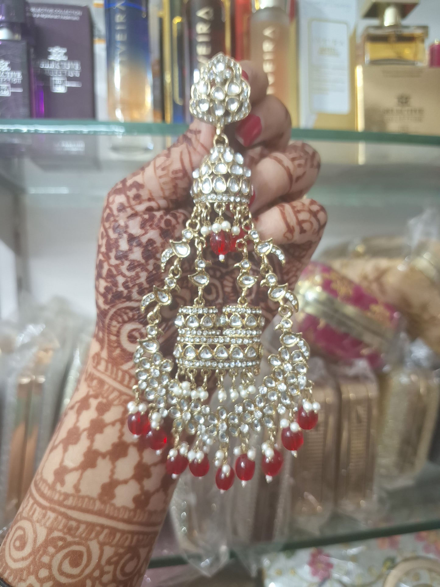 Qutub Chandbali Earrings