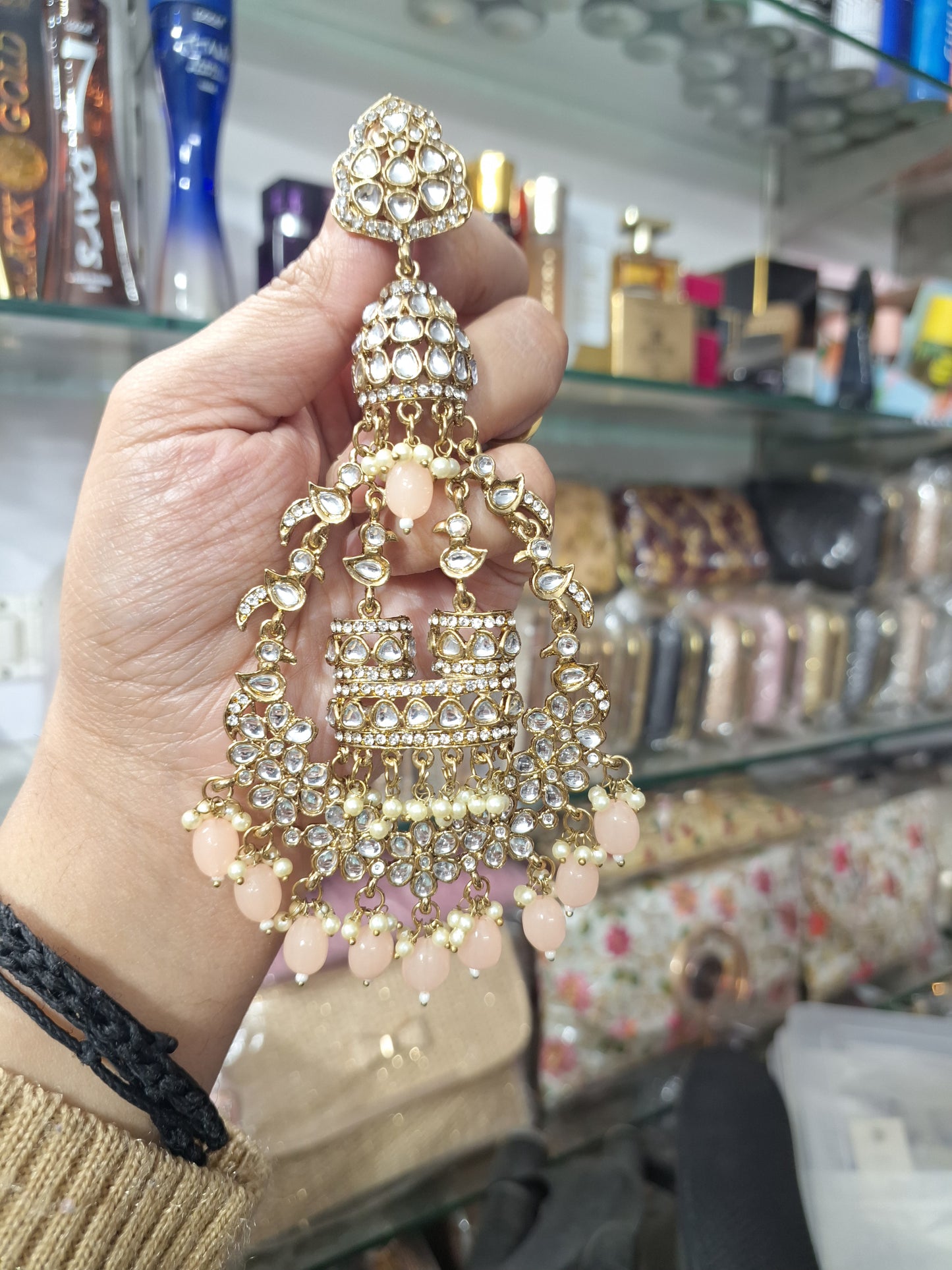 Qutub Chandbali Earrings