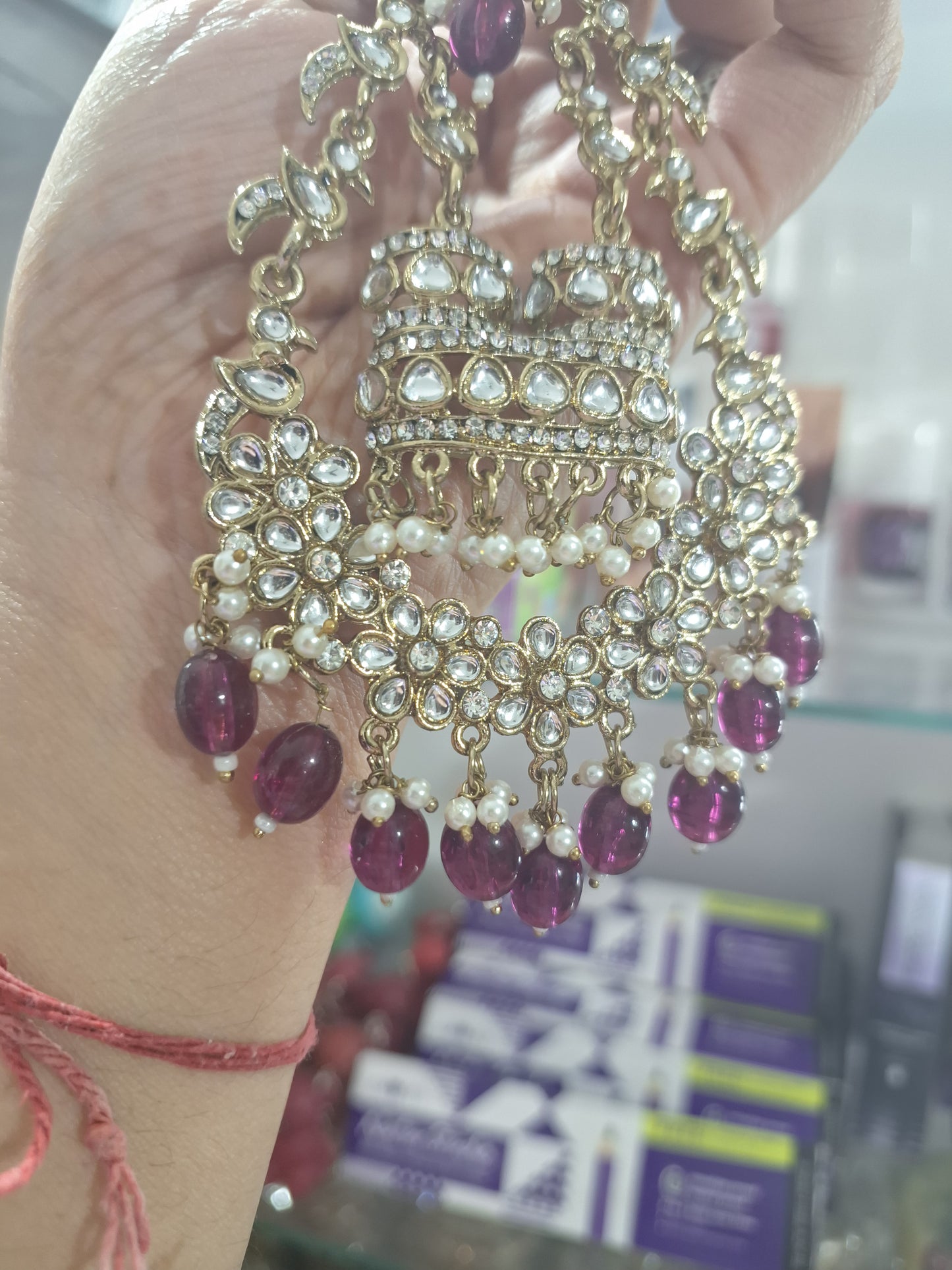 Qutub Chandbali Earrings