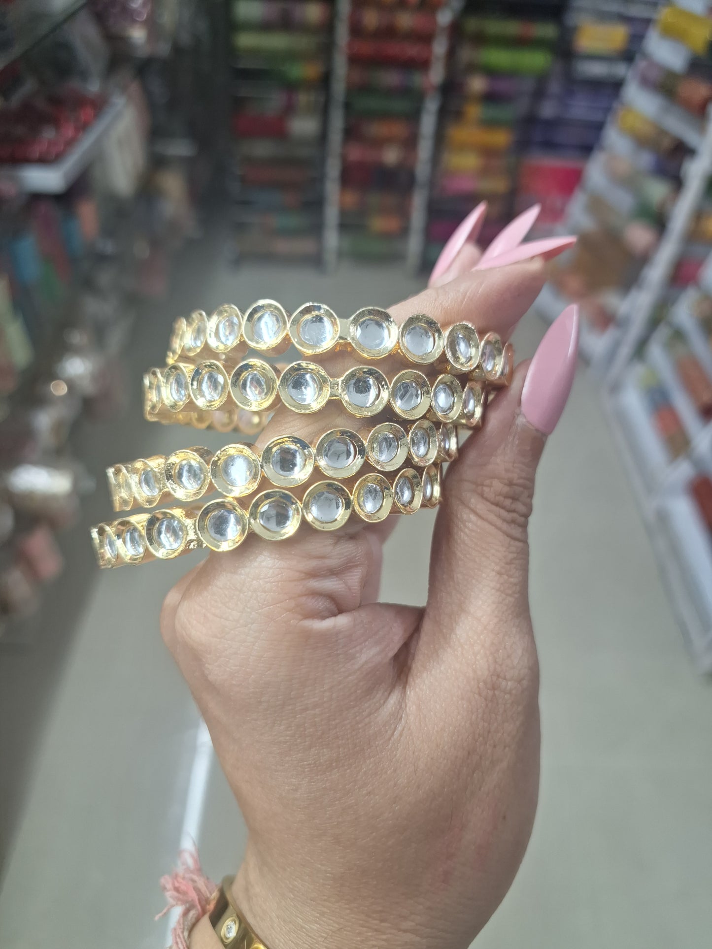 Polki Bangle Set