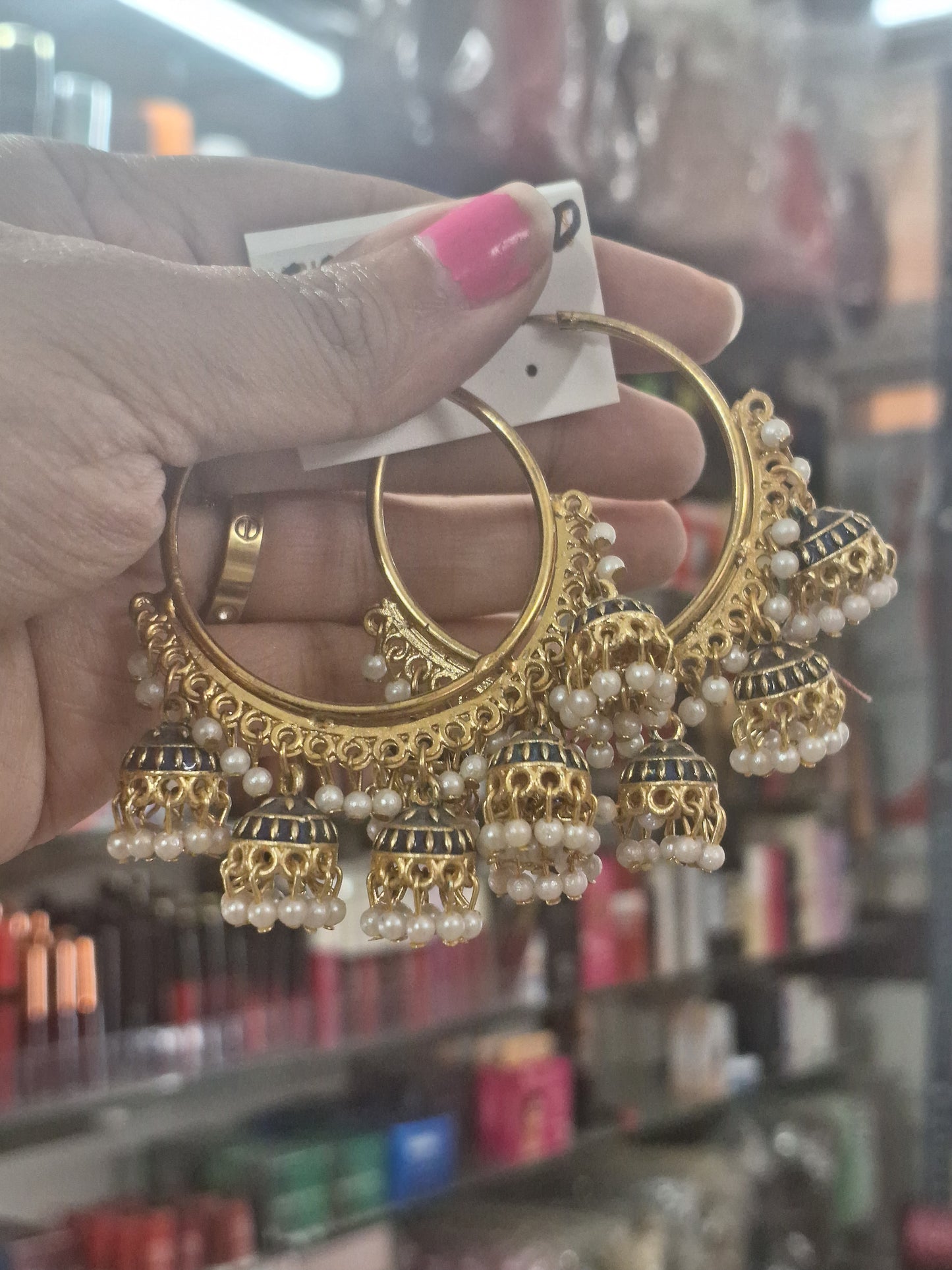 Meenakari Hoop Earring