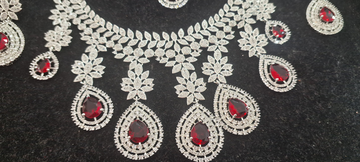 Celebrity Inspired Starcut AD Jewellery Set