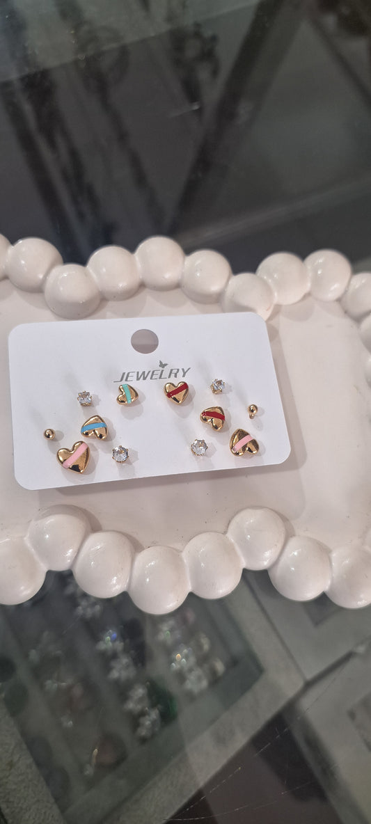 Anti-Tarnish Earrings Studs