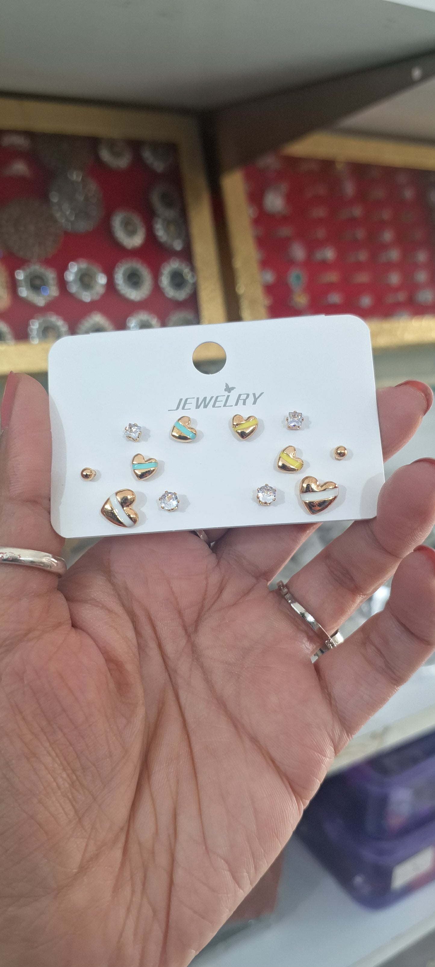Anti-Tarnish Earrings Studs