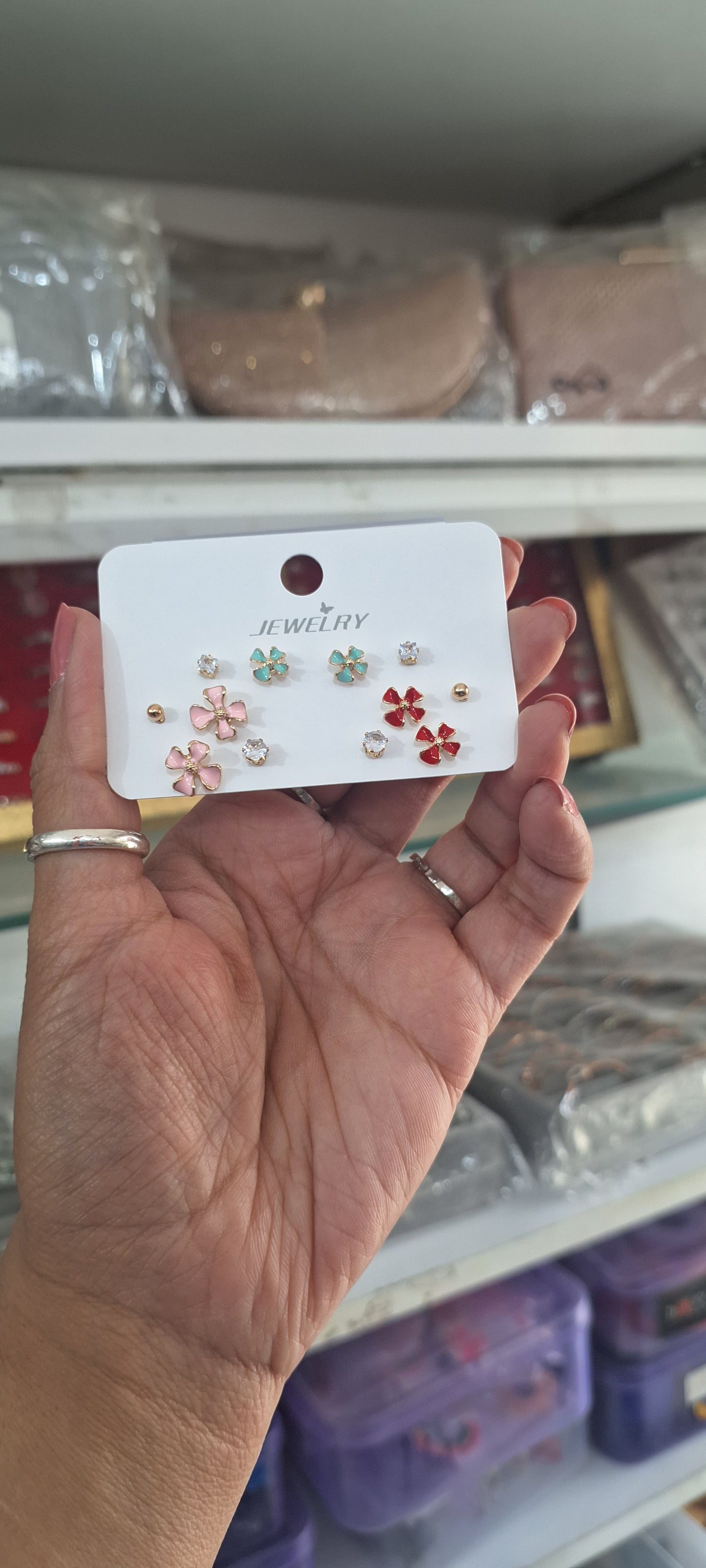 Anti-Tarnish Earrings Studs