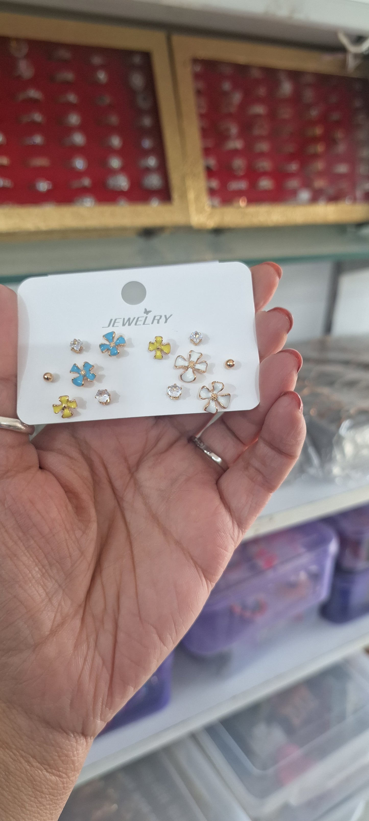 Anti-Tarnish Earrings Studs