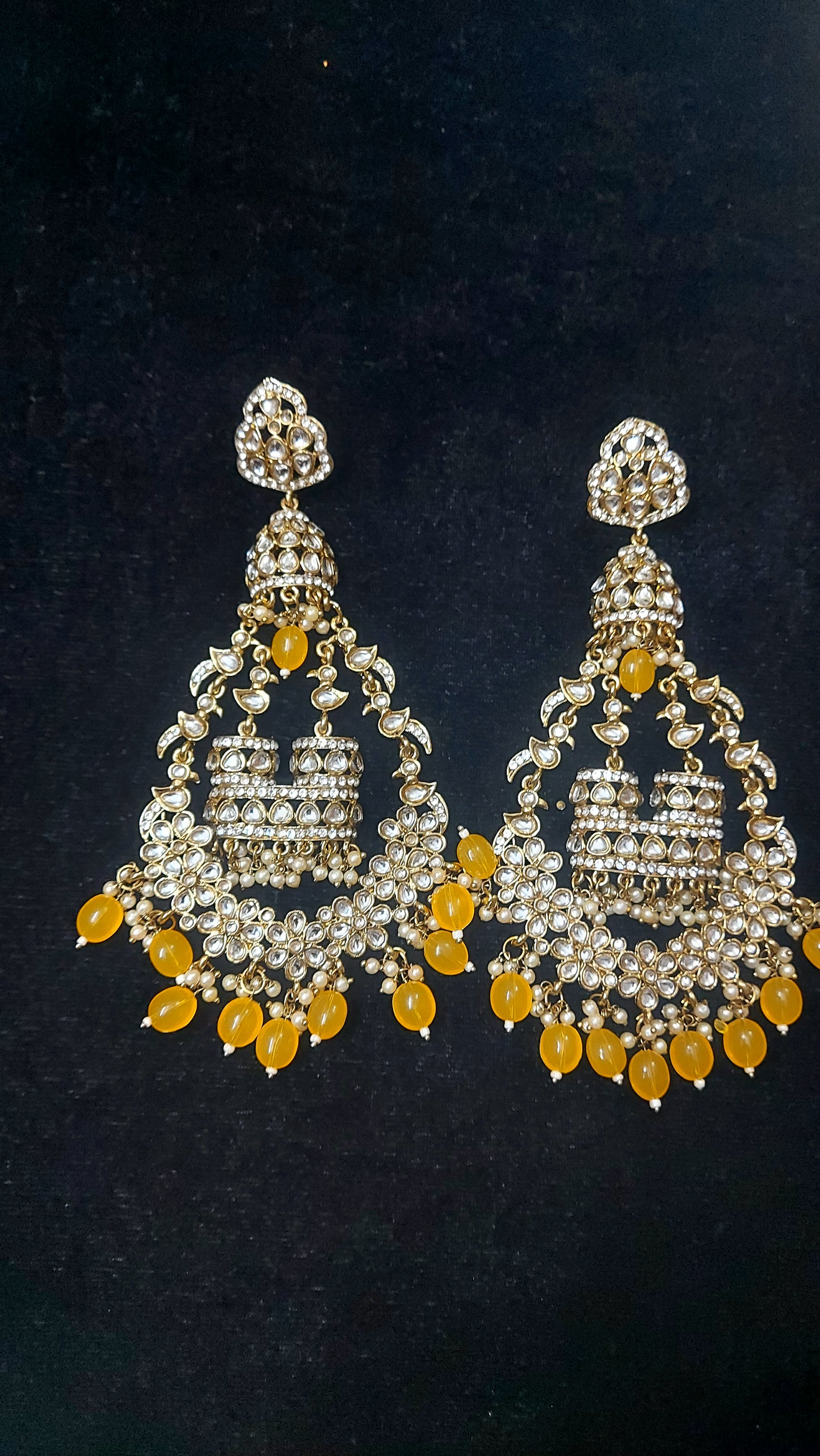 Qutub Chandbali Earrings