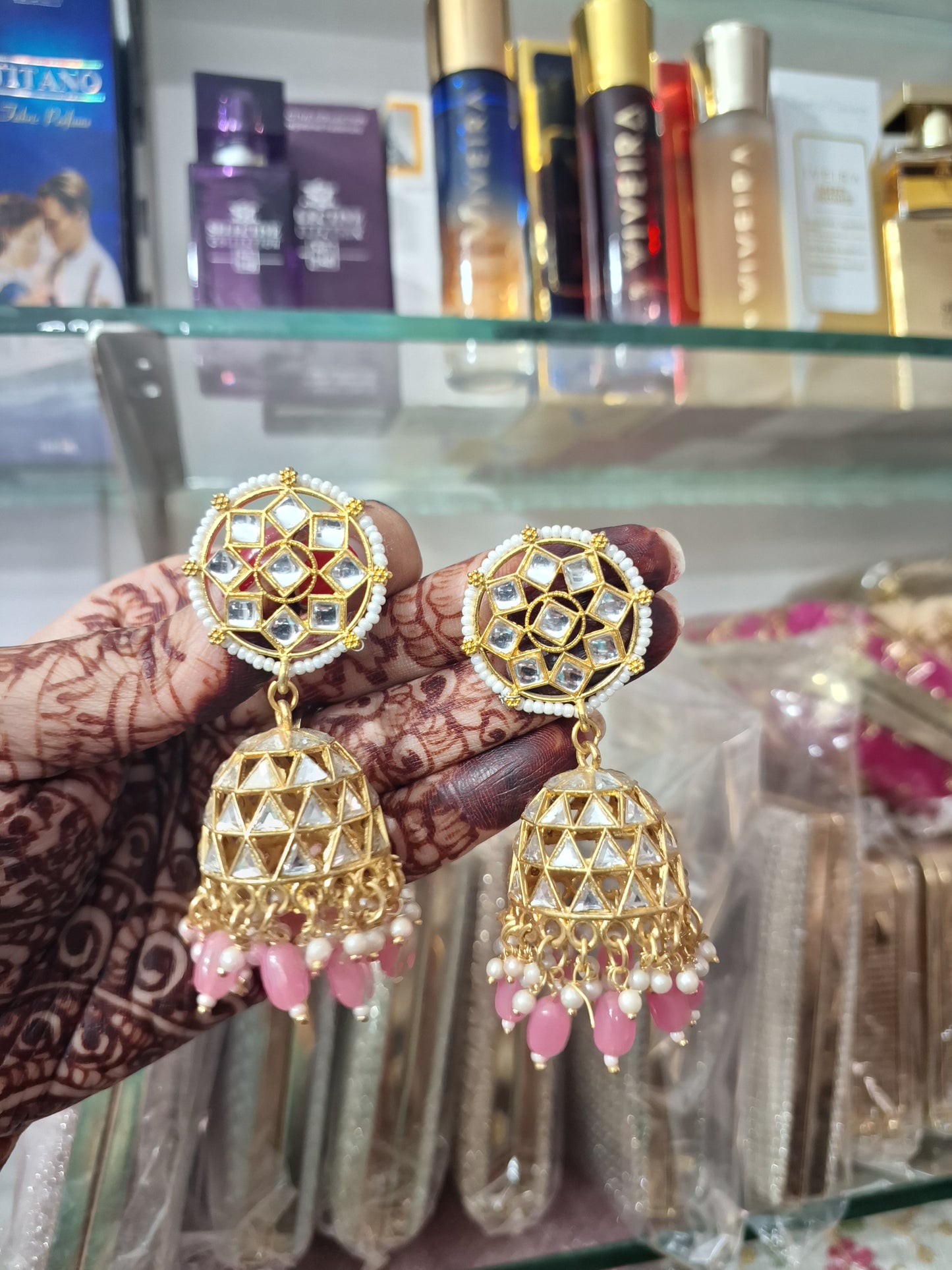 Mirror Jhumka
