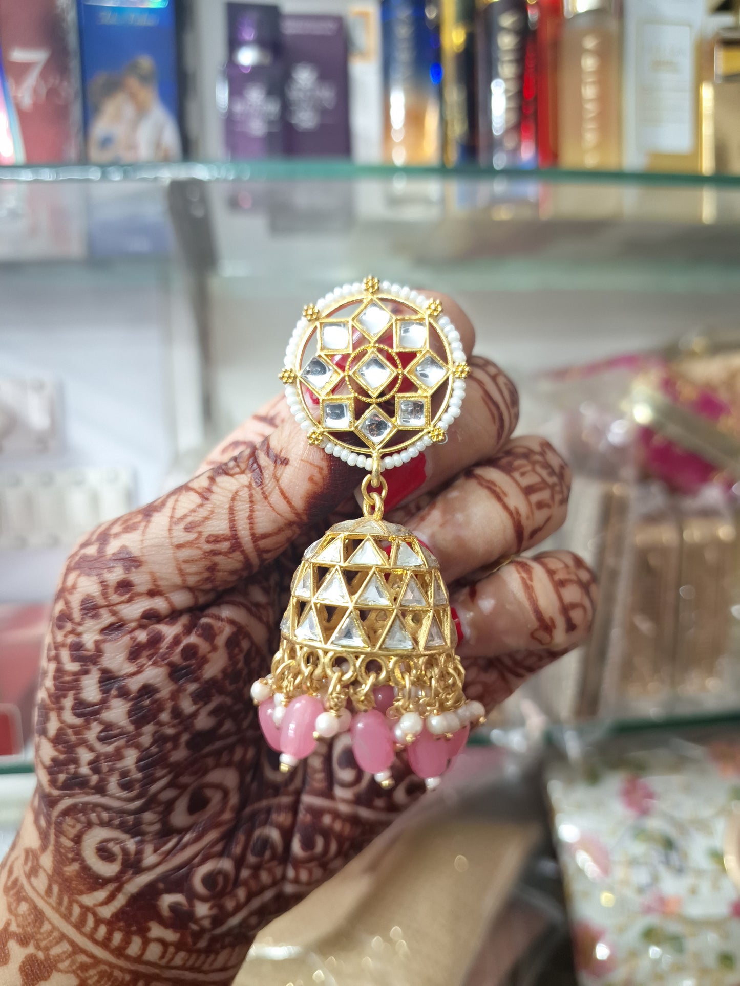 Mirror Jhumka