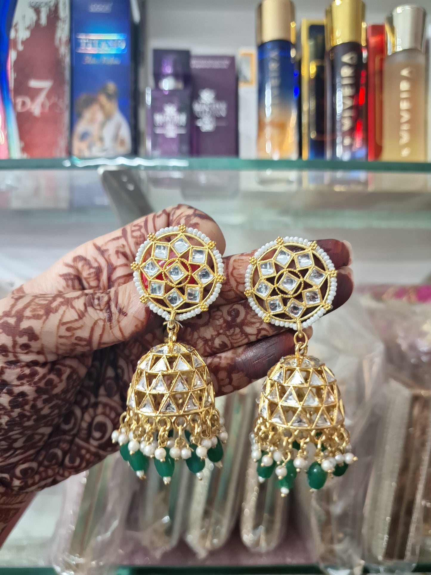 Mirror Jhumka