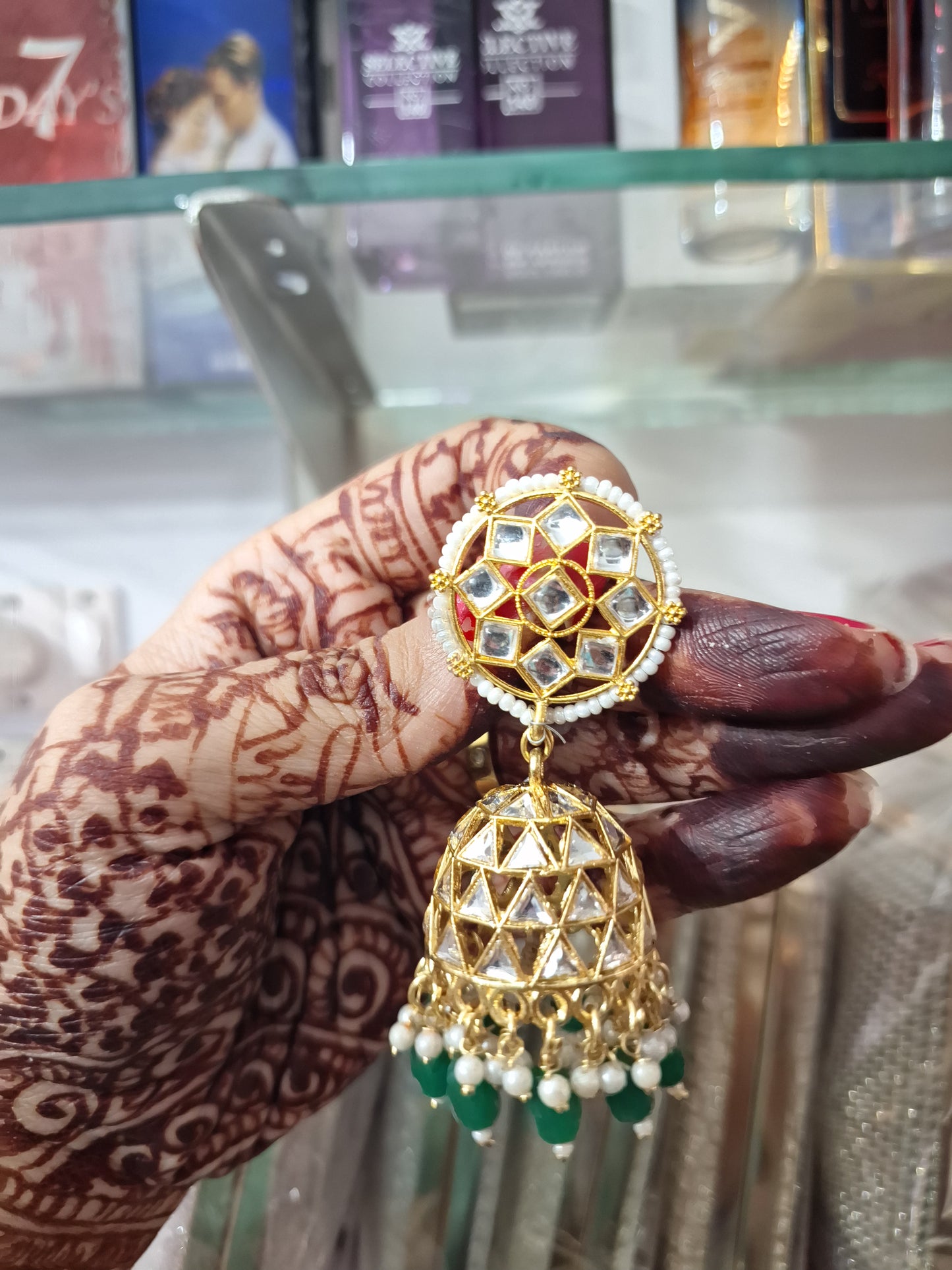 Mirror Jhumka
