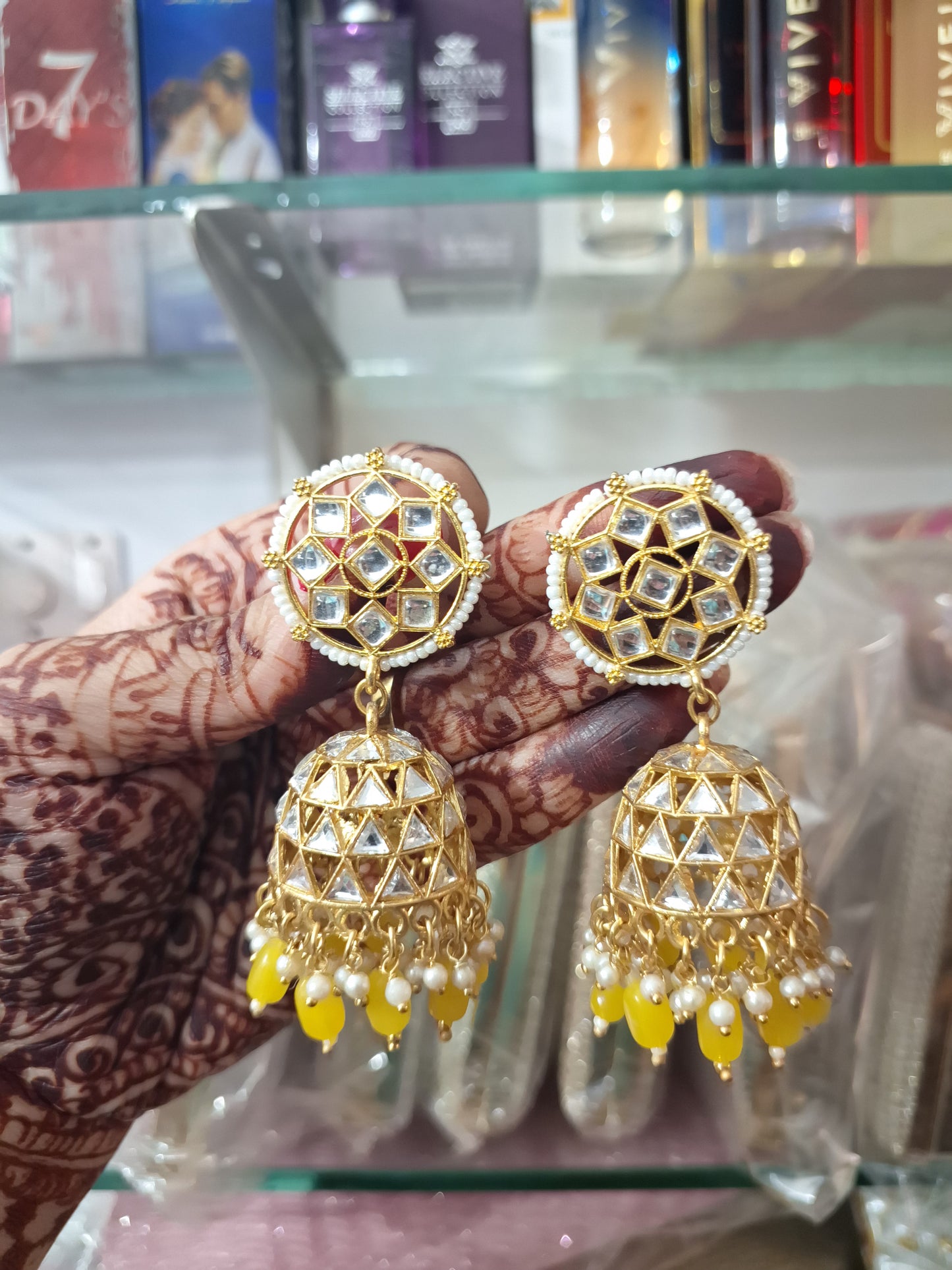 Mirror Jhumka