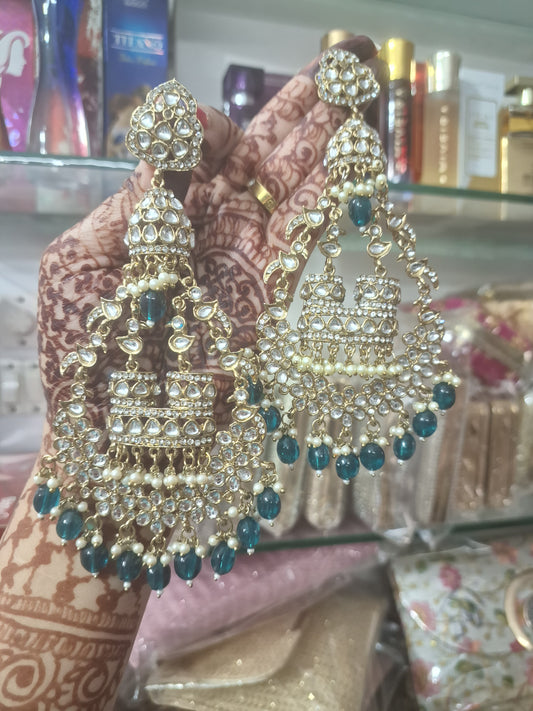 Qutub Chandbali Earrings