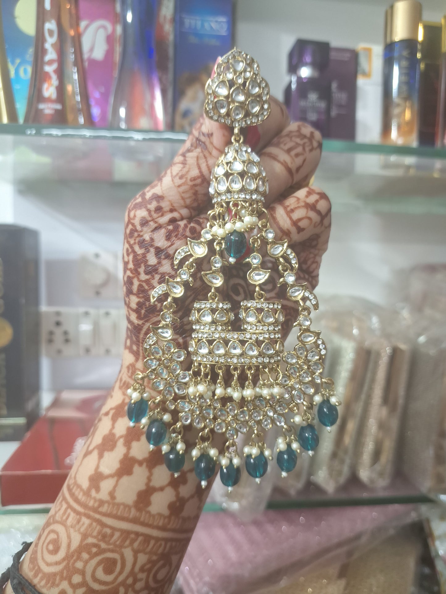 Qutub Chandbali Earrings