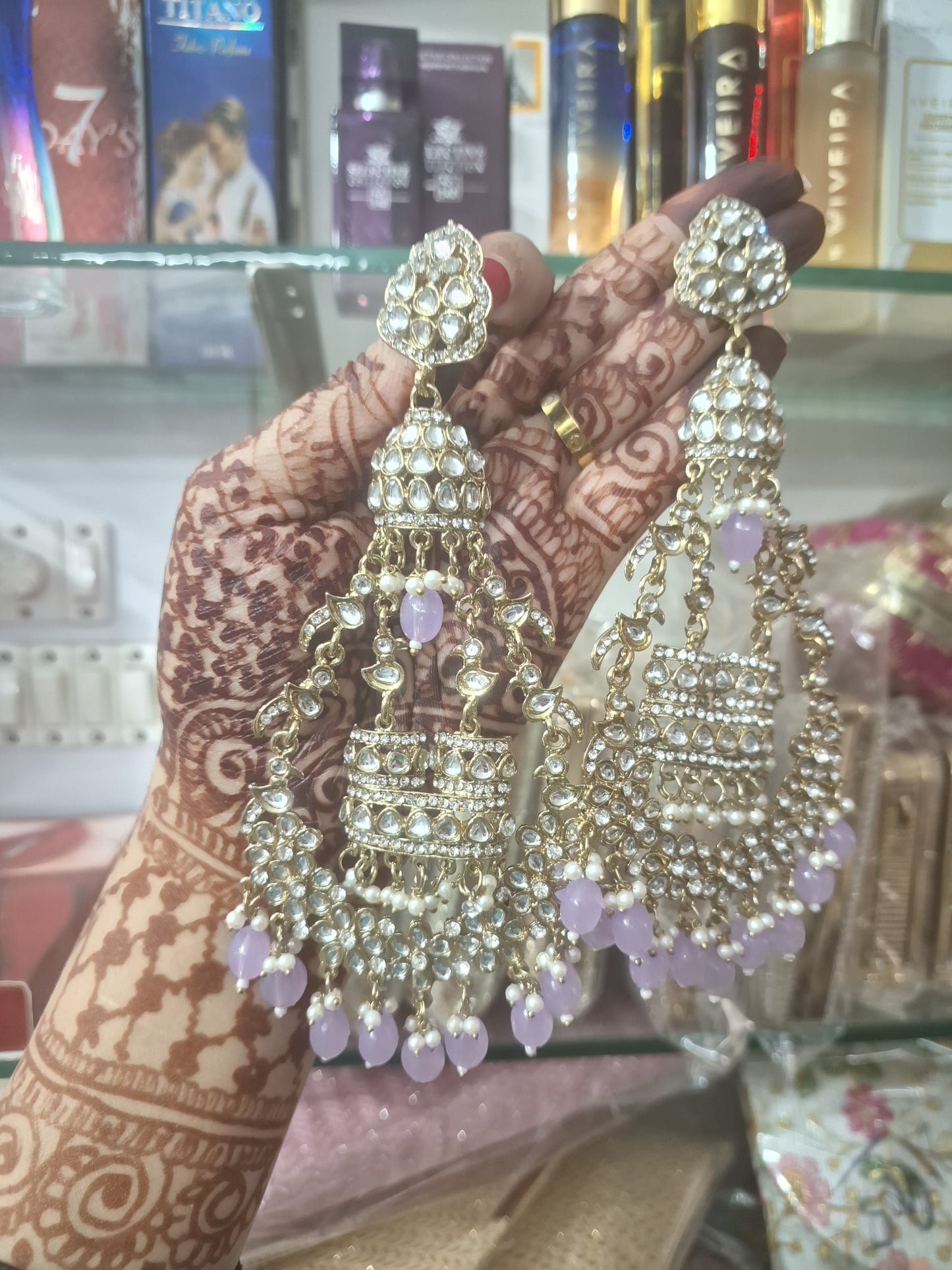 Qutub Chandbali Earrings