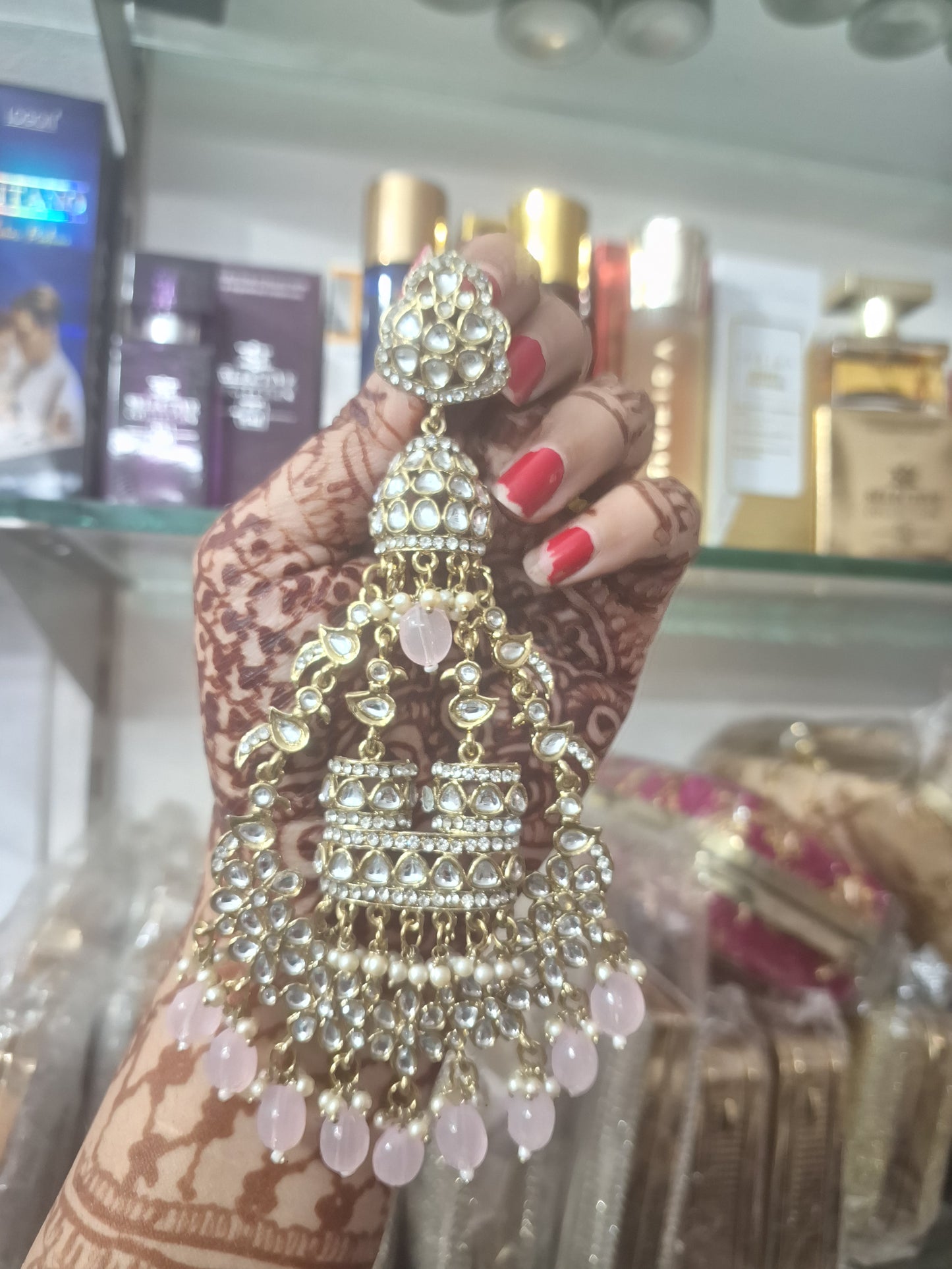 Qutub Chandbali Earrings