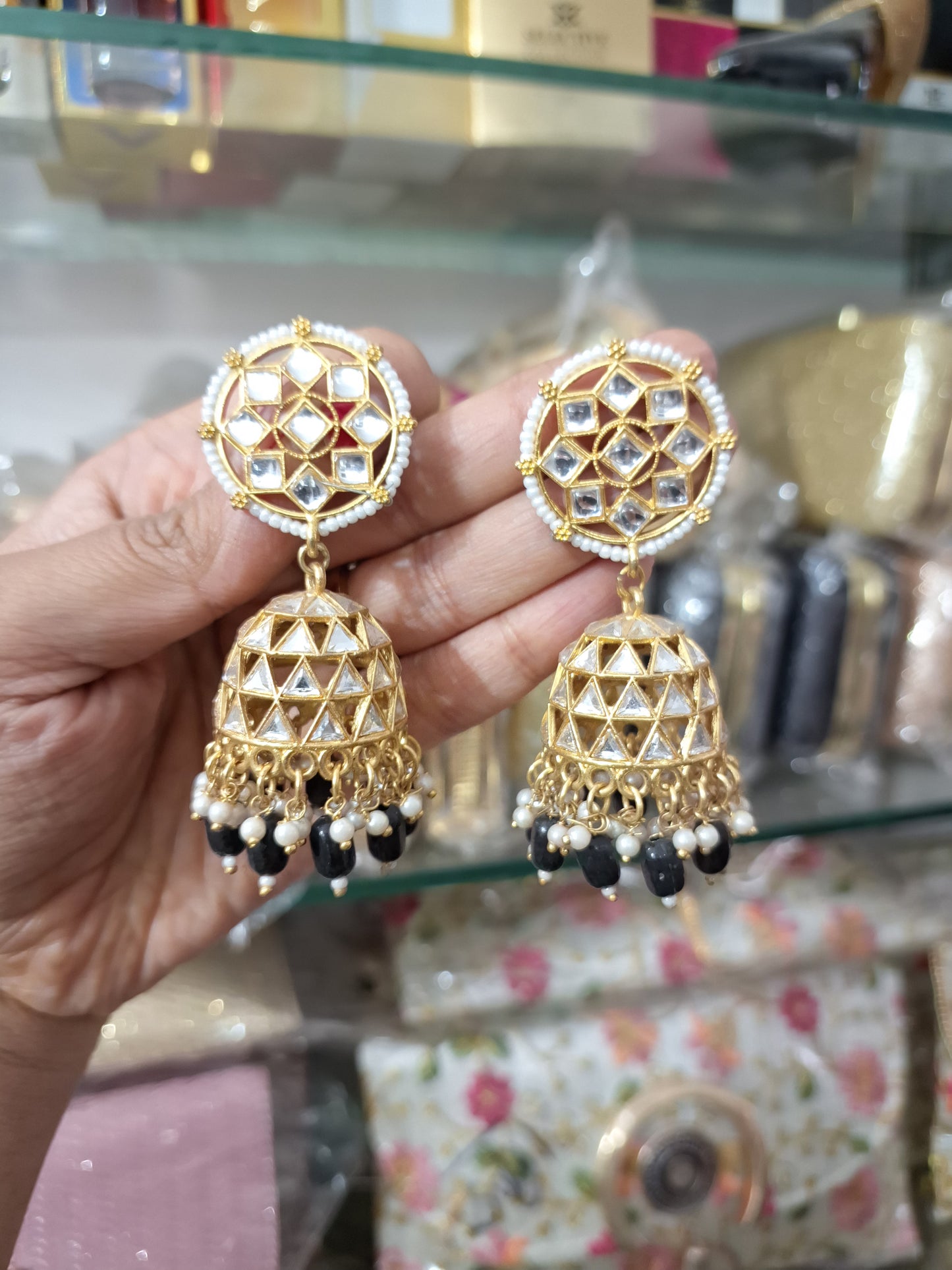 Mirror Jhumka