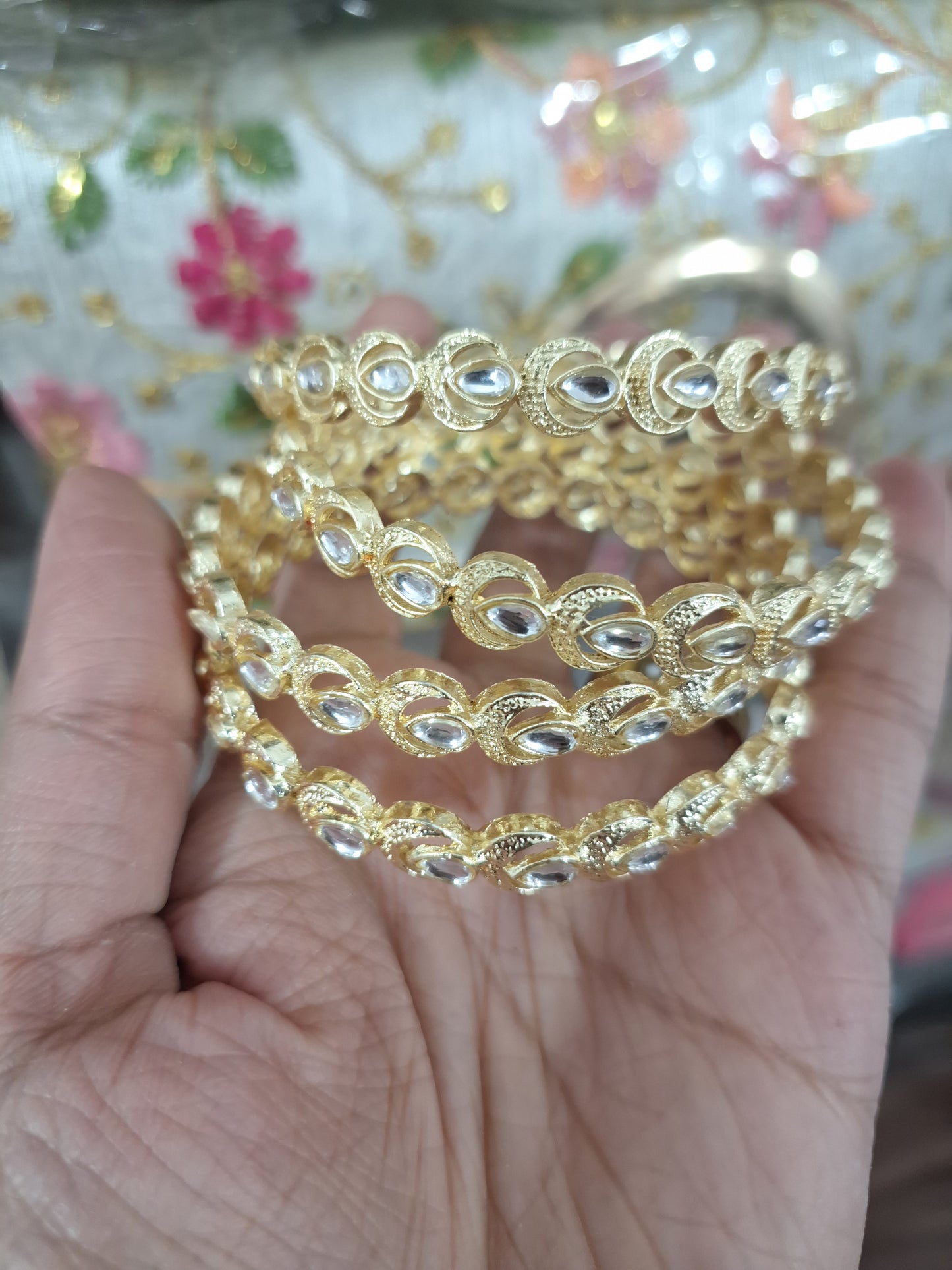 Polki Bangle Set