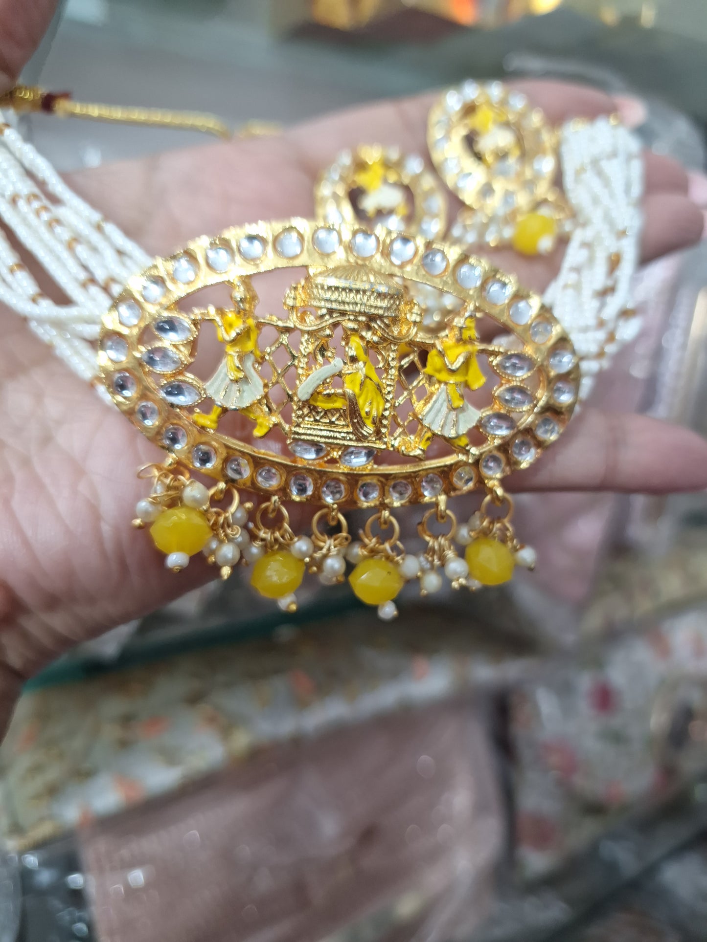 Doli Rice Pearls Jewellery Set