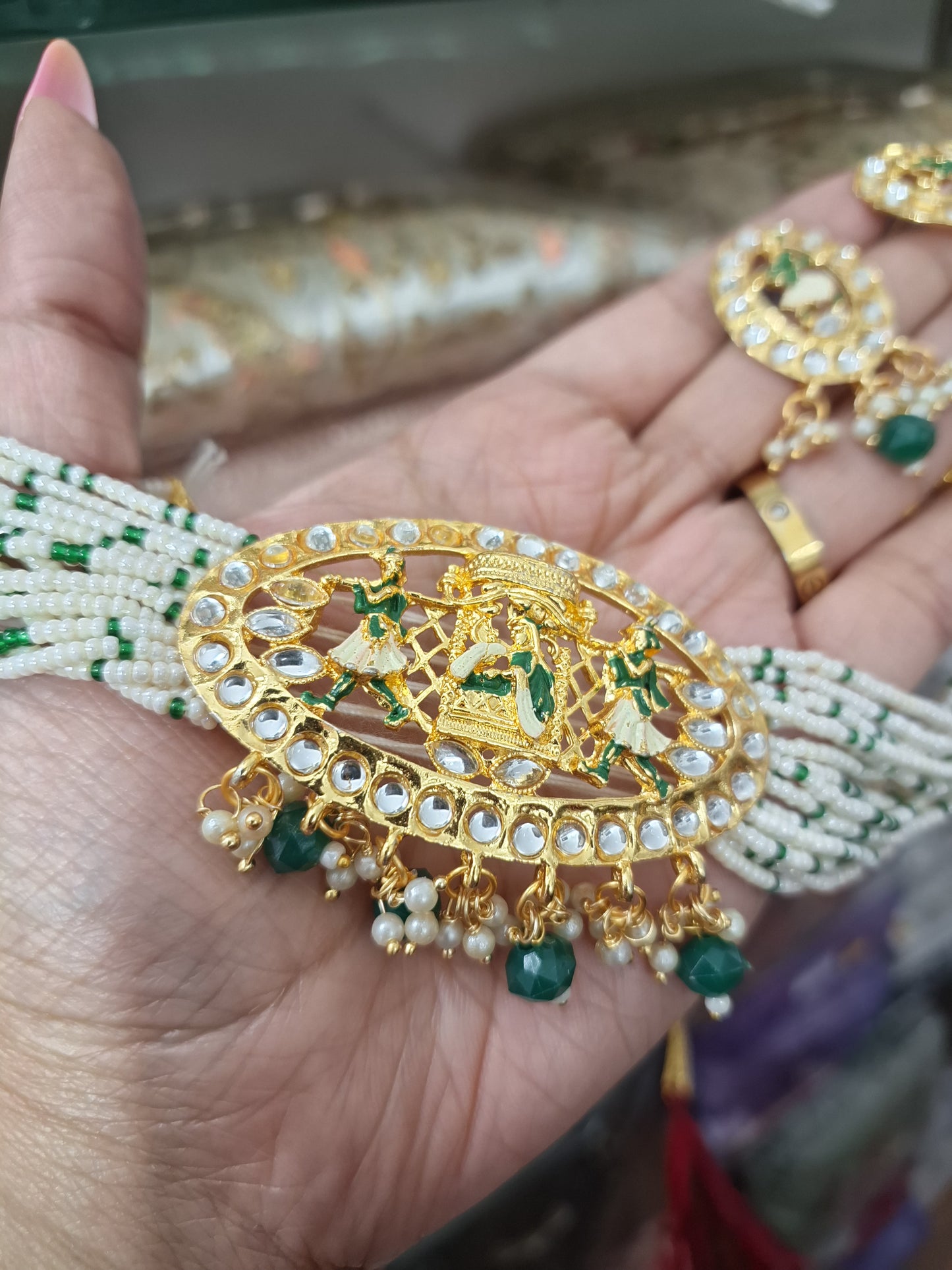Doli Rice Pearls Jewellery Set