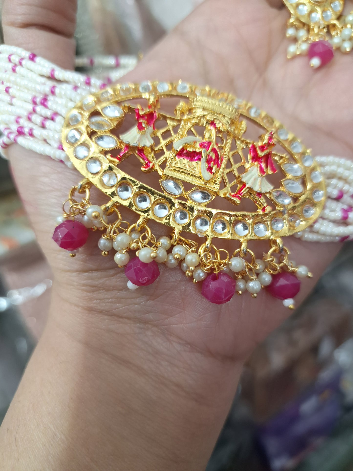Doli Rice Pearls Jewellery Set