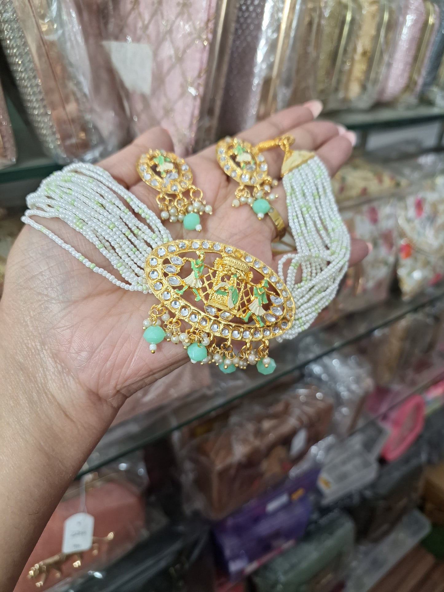 Doli Rice Pearls Jewellery Set