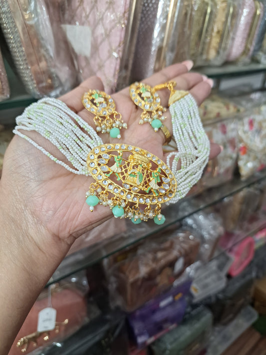 Doli Rice Pearls Jewellery Set