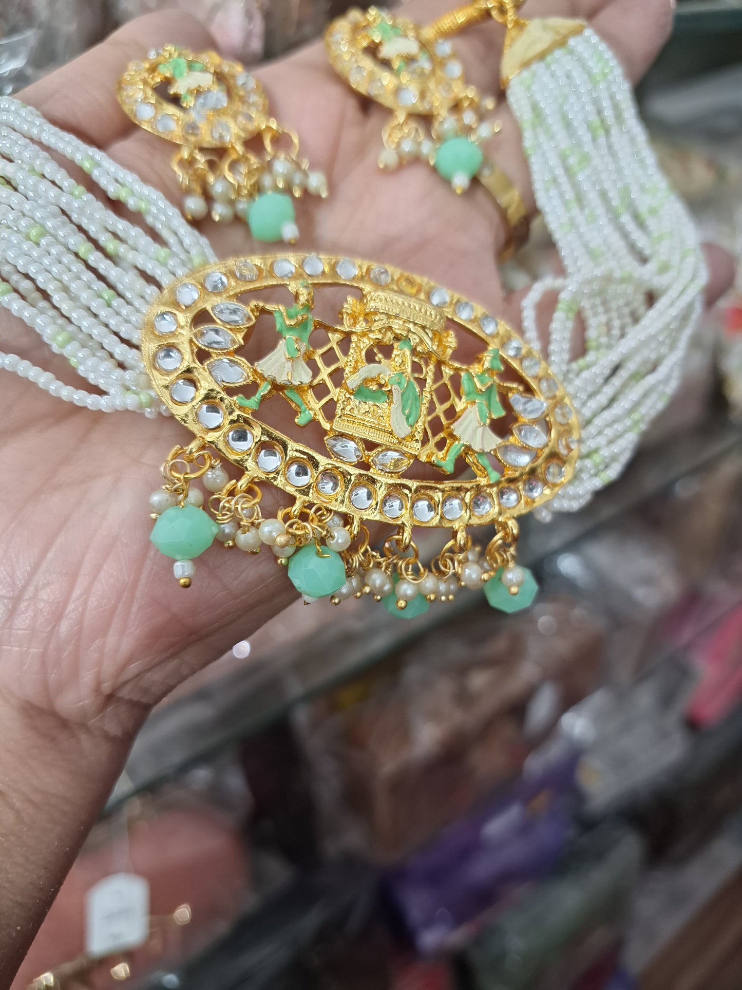 Doli Rice Pearls Jewellery Set