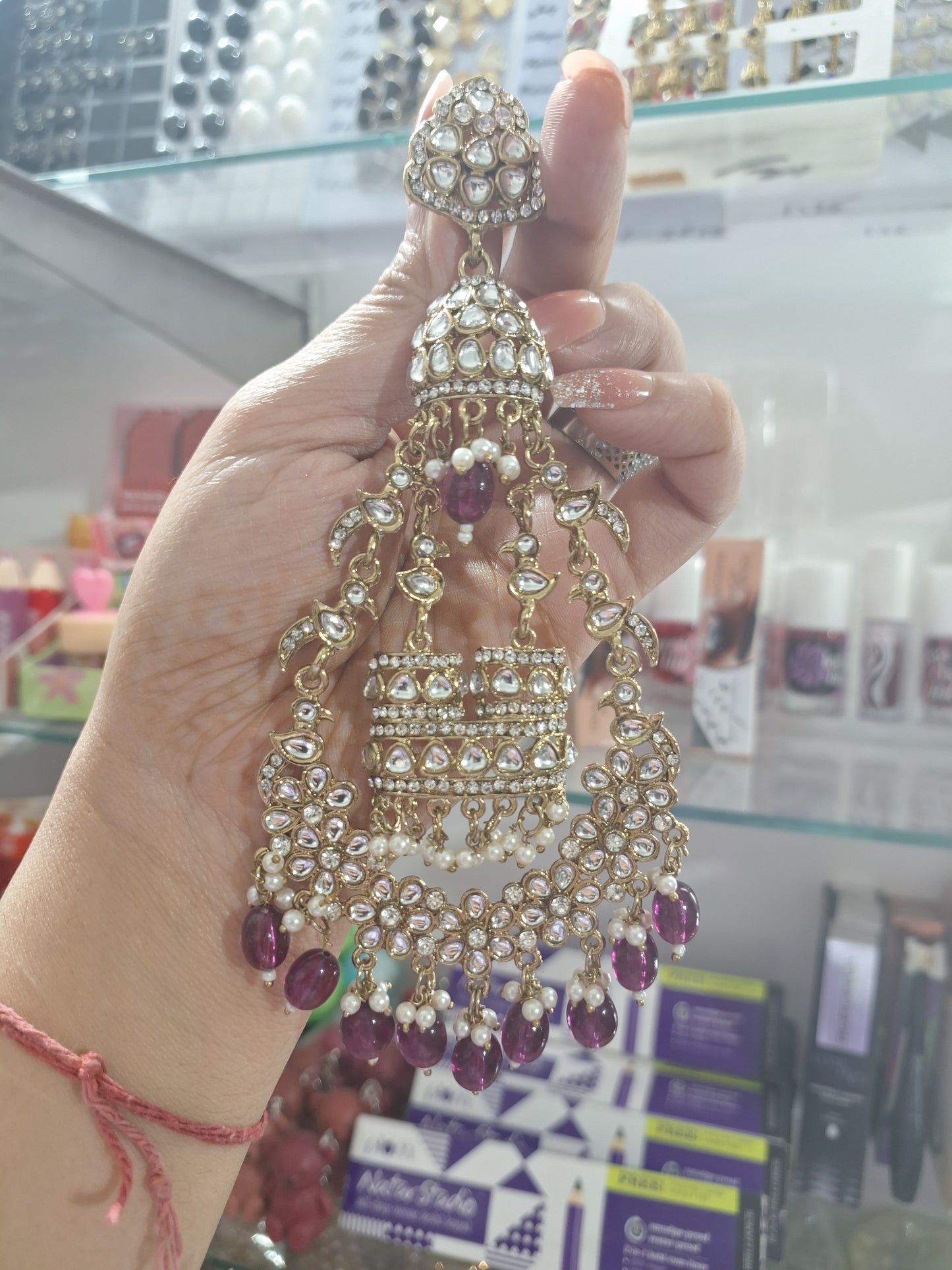 Qutub Chandbali Earrings
