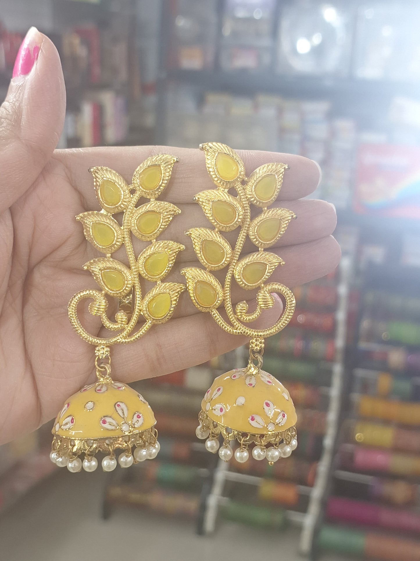 Meenakari Earrings