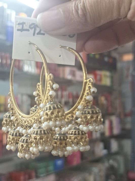 Meenakari Hoop Earring