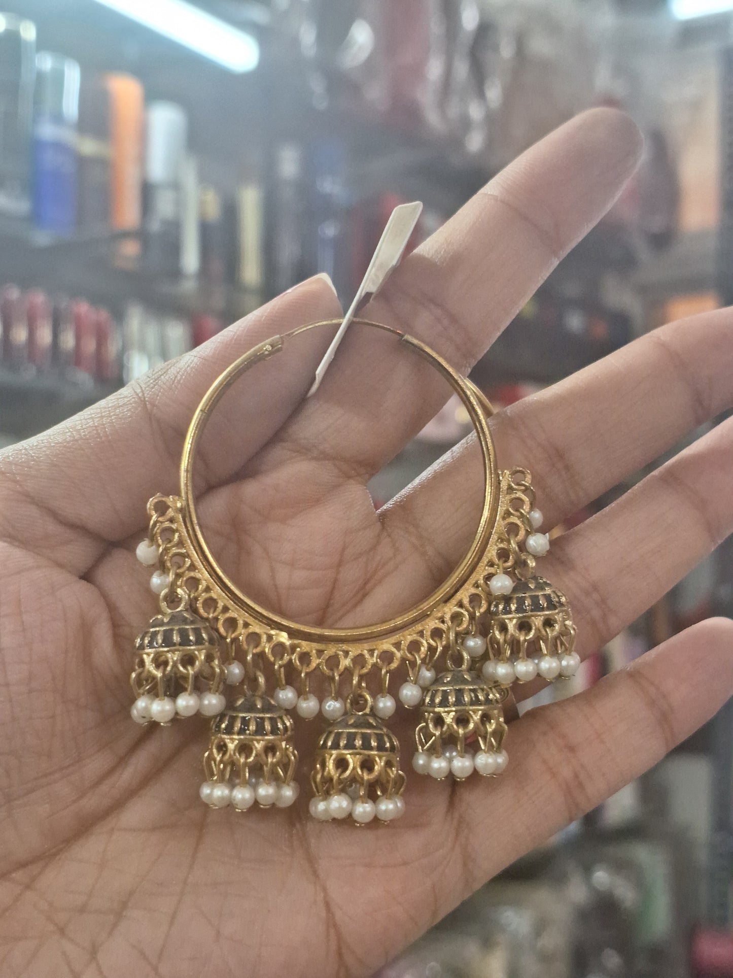 Meenakari Hoop Earring