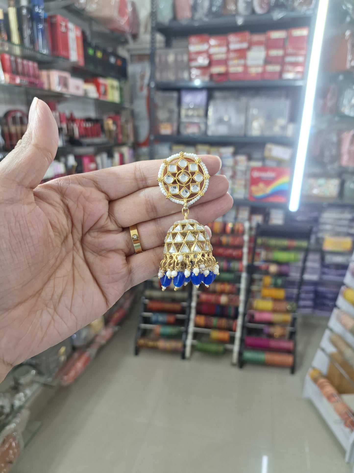 Mirror Jhumka