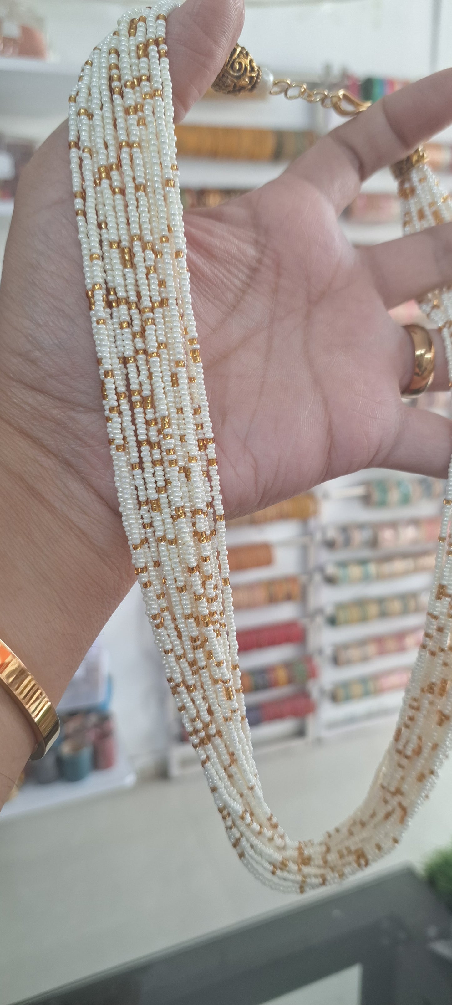 Rice Pearls Fussion Necklace