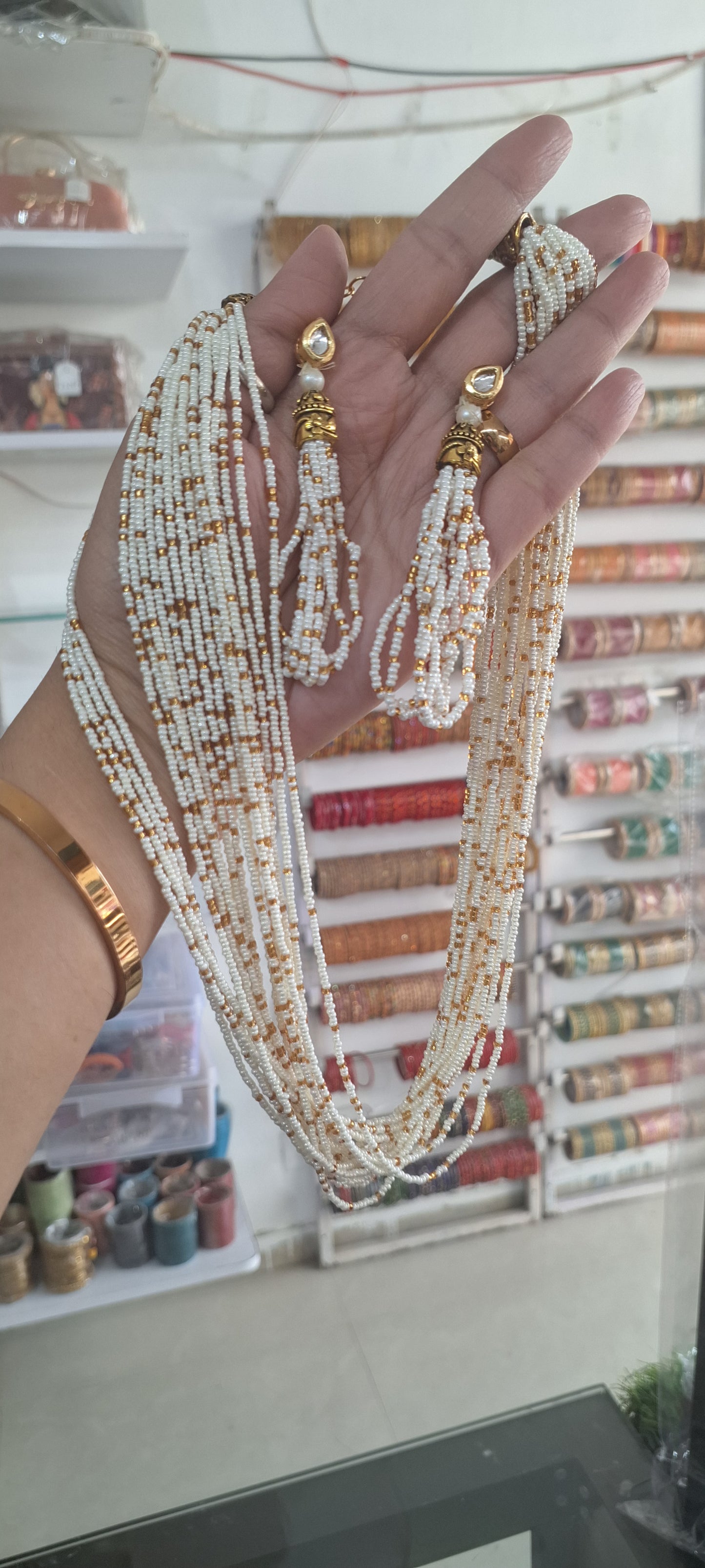 Rice Pearls Fussion Necklace
