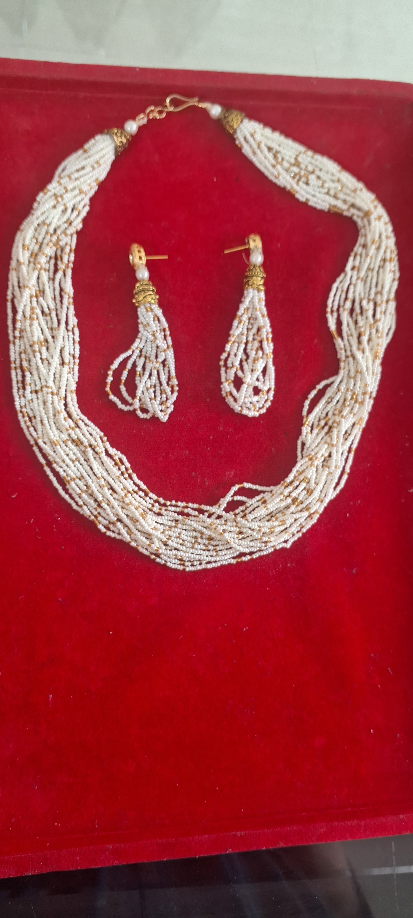 Rice Pearls Fussion Necklace