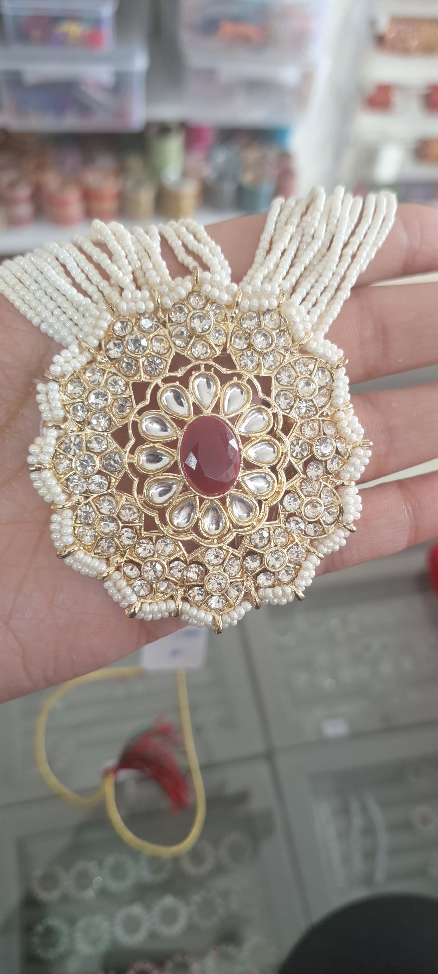 Crystal Beads Rani Haar