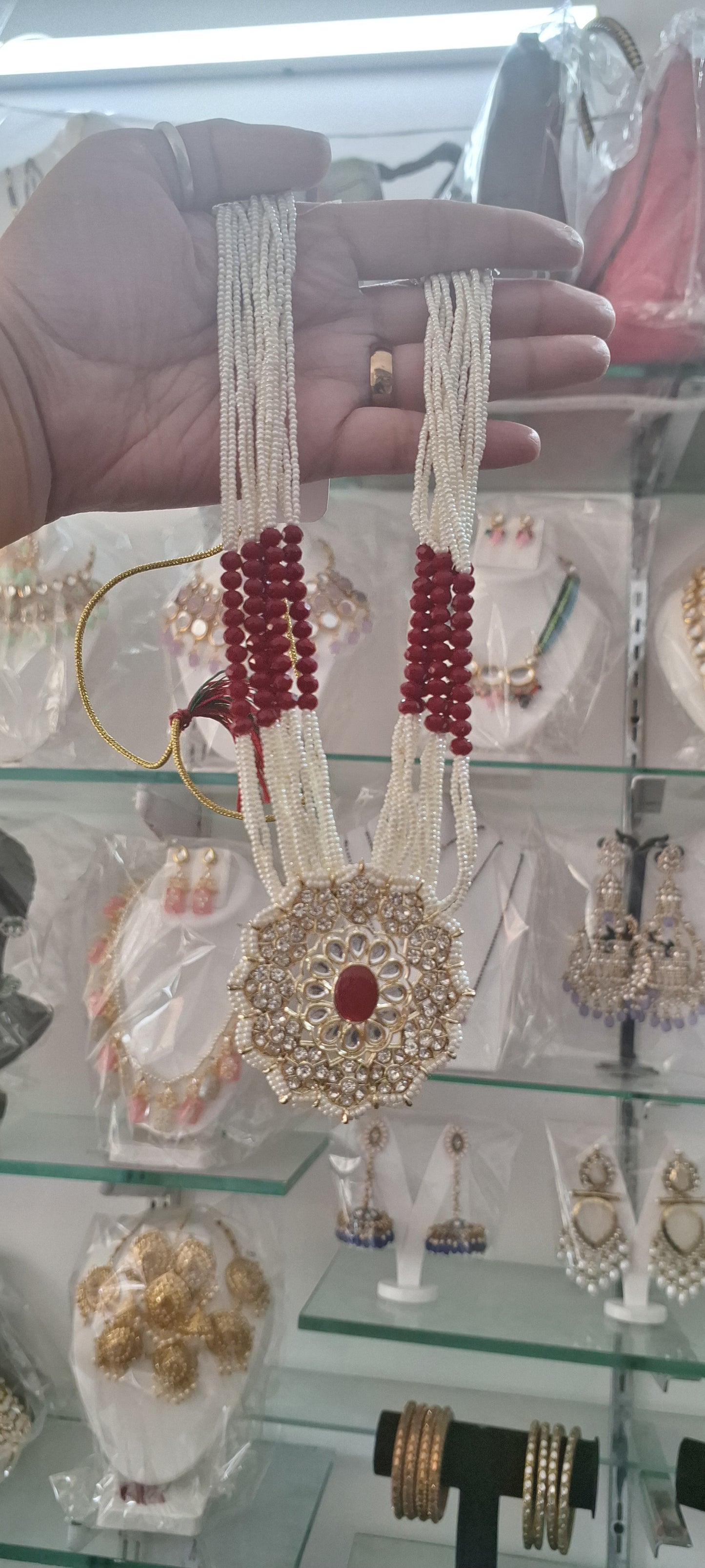 Crystal Beads Rani Haar