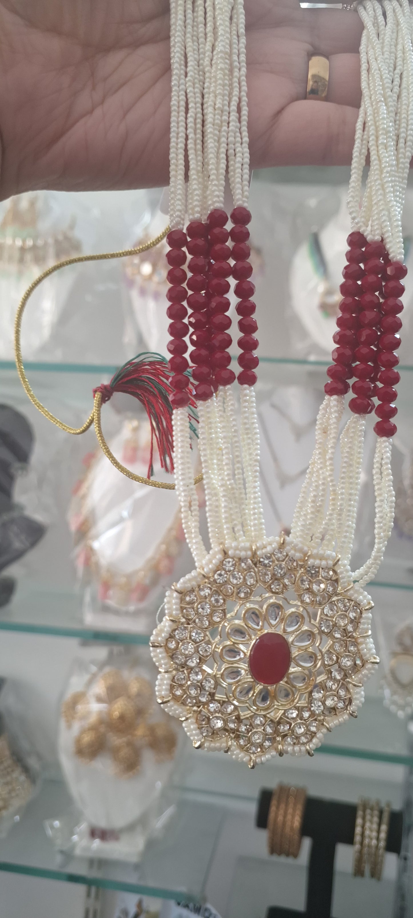 Crystal Beads Rani Haar
