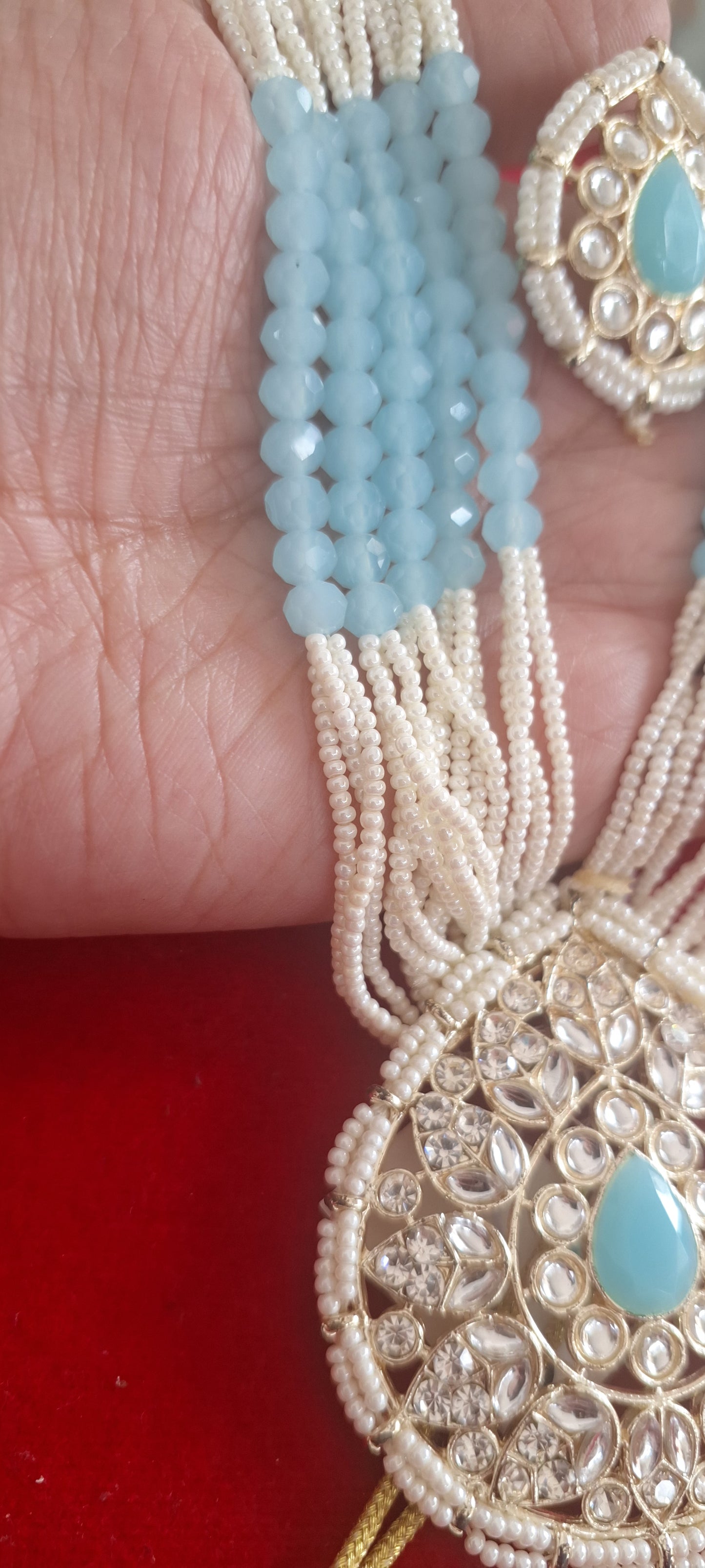 Crystal Beads Rani Haar