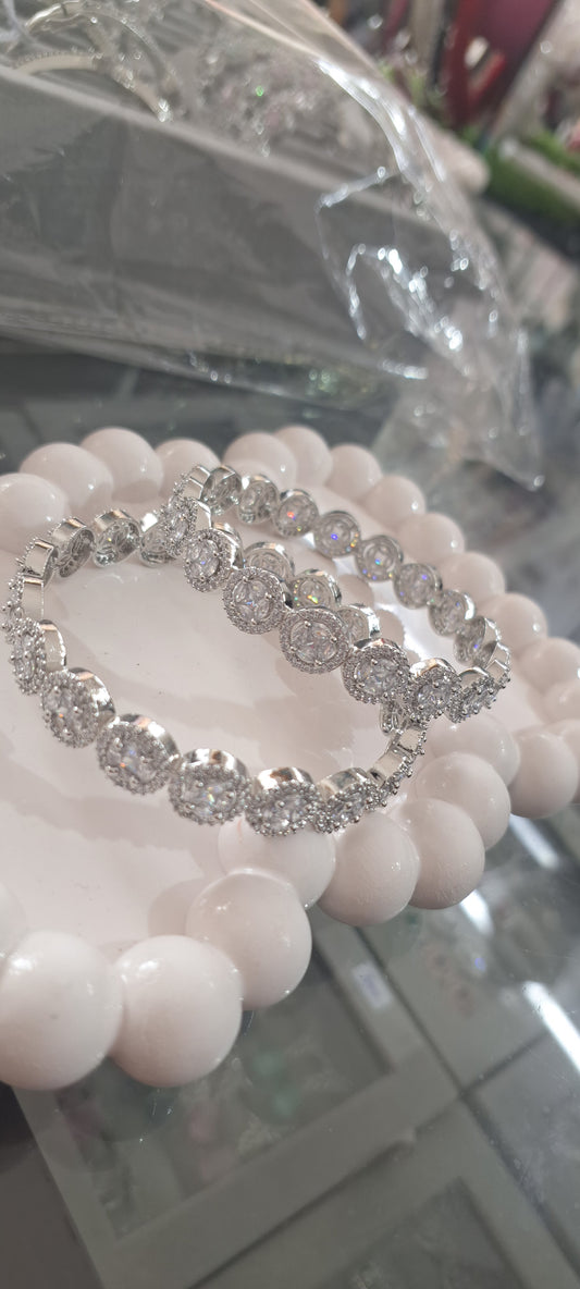 Solitaire Starcut AD Bangle Set