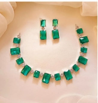 Celebrity Inspired AD Jewellery Set