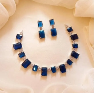 Celebrity Inspired AD Jewellery Set