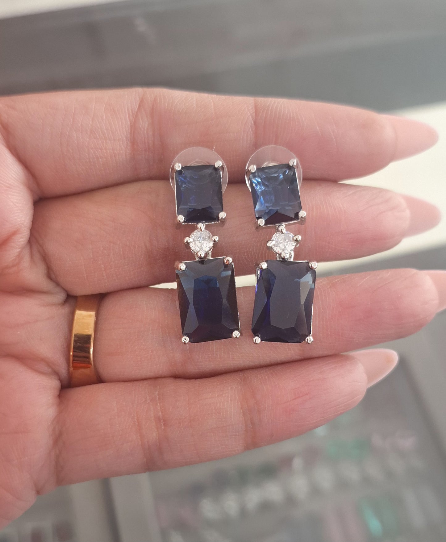 Celebrity Inspired AD Jewellery Set