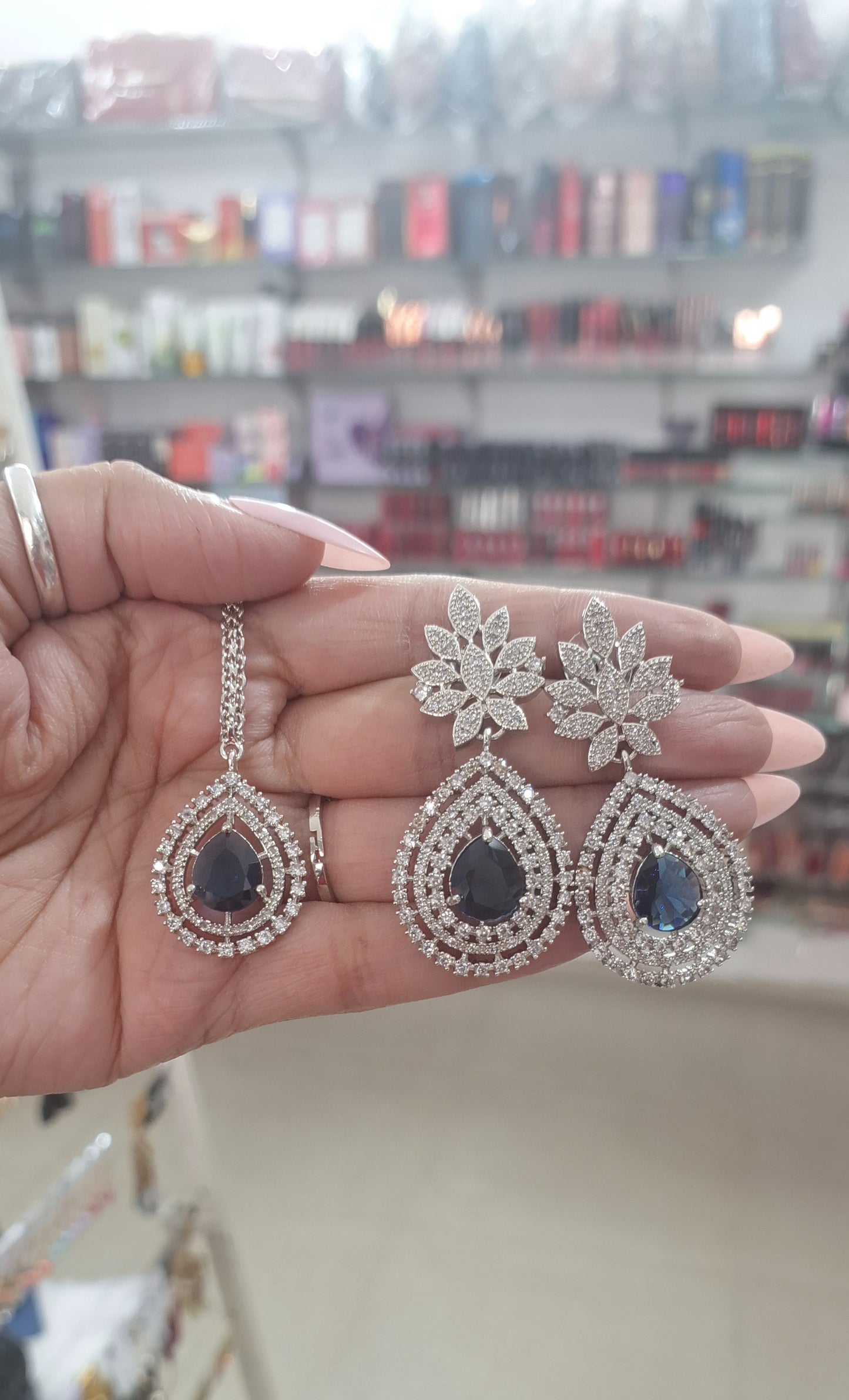 Celebrity Inspired Starcut AD Jewellery Set