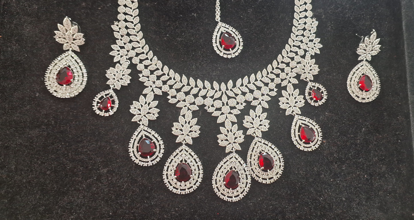 Celebrity Inspired Starcut AD Jewellery Set