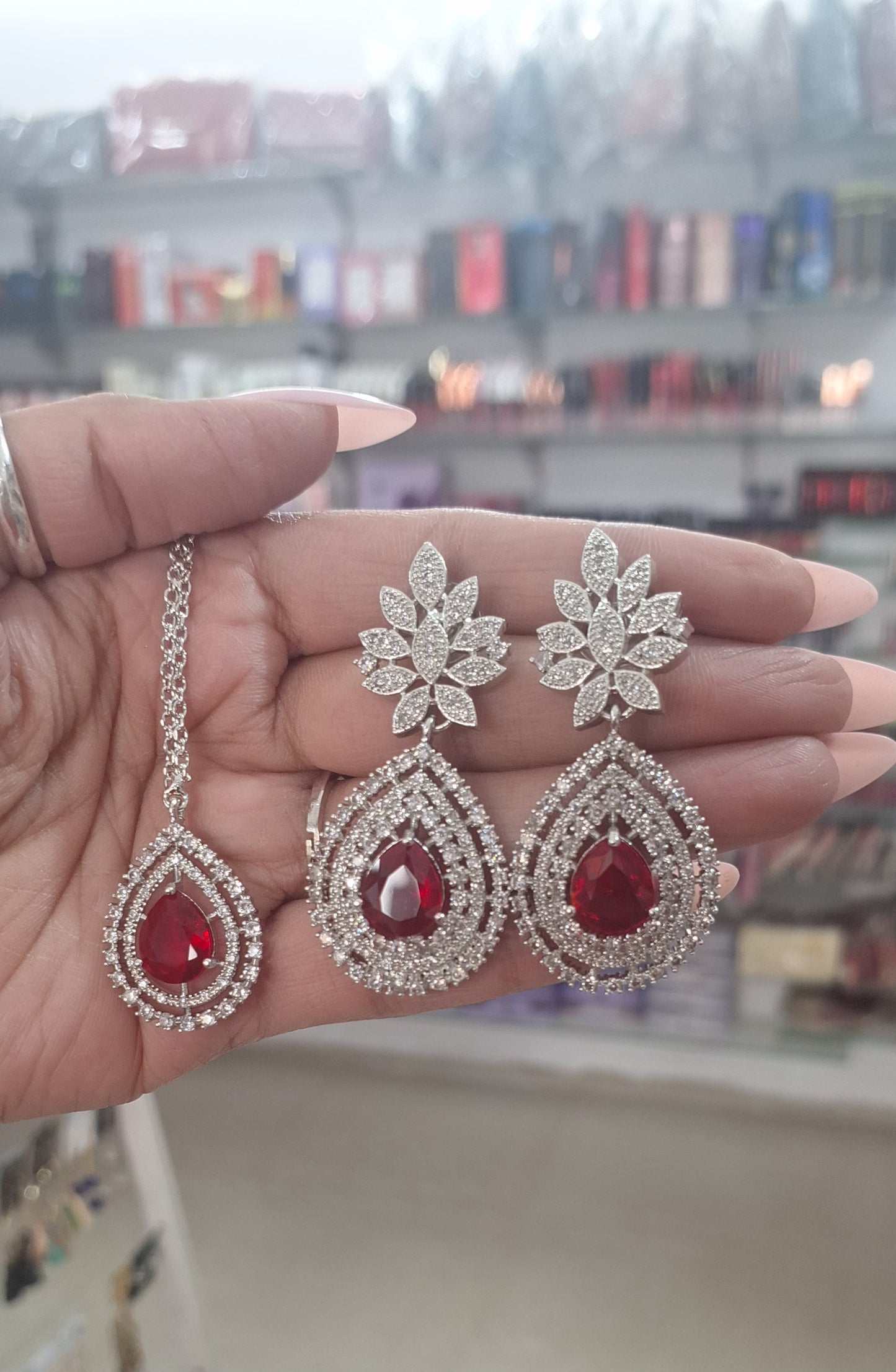 Celebrity Inspired Starcut AD Jewellery Set