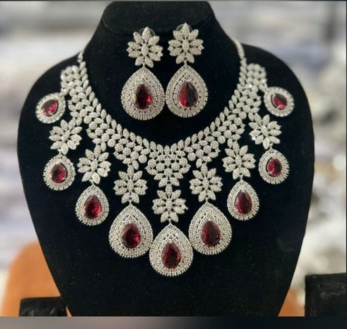 Celebrity Inspired Starcut AD Jewellery Set