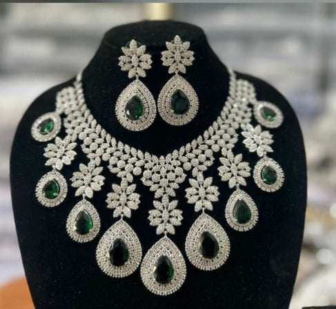 Celebrity Inspired Starcut AD Jewellery Set